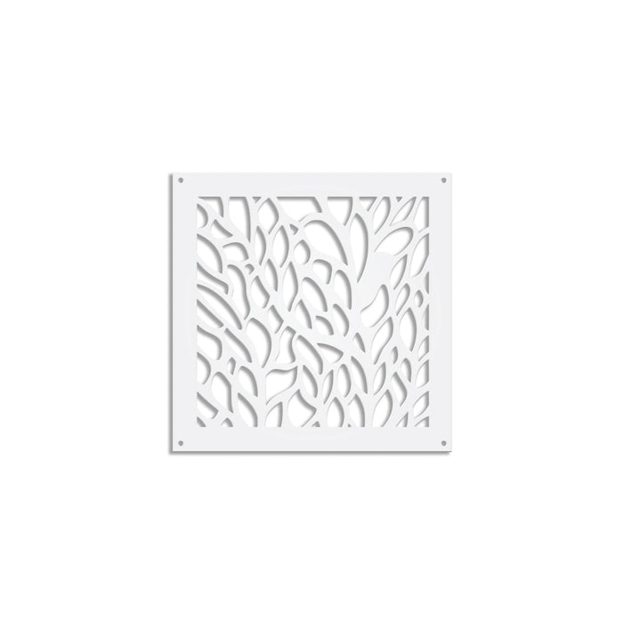 CODIUM - Pannello in PVC traforato - Parasole Misura: 98x98 cm, Colore: bianco