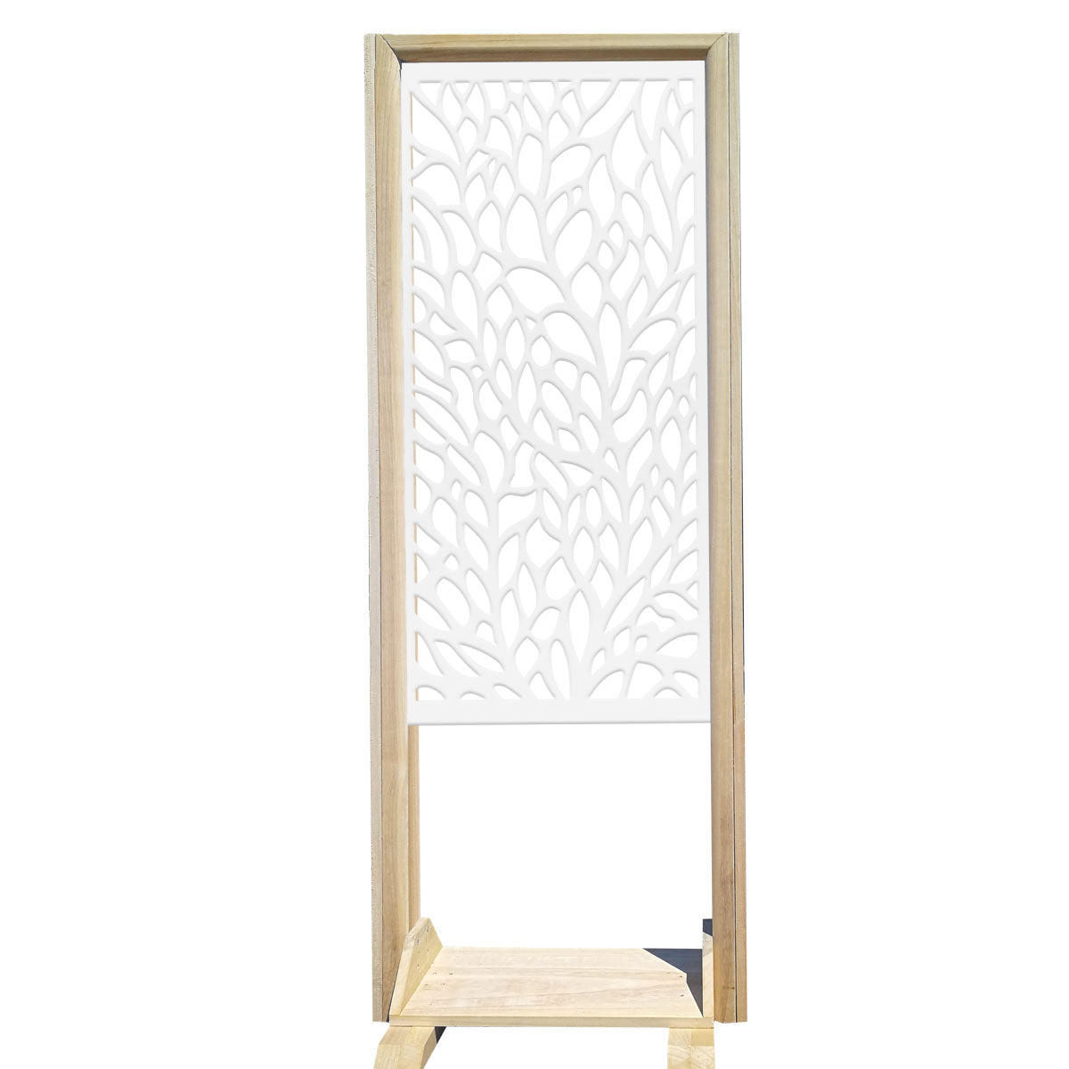 CODIUM - Separè - Paravento modulabile - 70x190cm - in Legno e PVC Colore: bianco