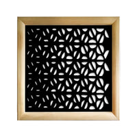 COFFEE - Moduli Decorativi in Legno e PVC Colore: nero, Misura: 98x98 cm