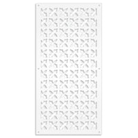 CRUSADES - Pannello in PVC traforato - Parasole Misura: 73x148 cm, Colore: bianco