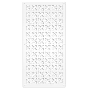 CRUSADES - Pannello in PVC traforato - Parasole Misura: 47x94 cm, Colore: bianco