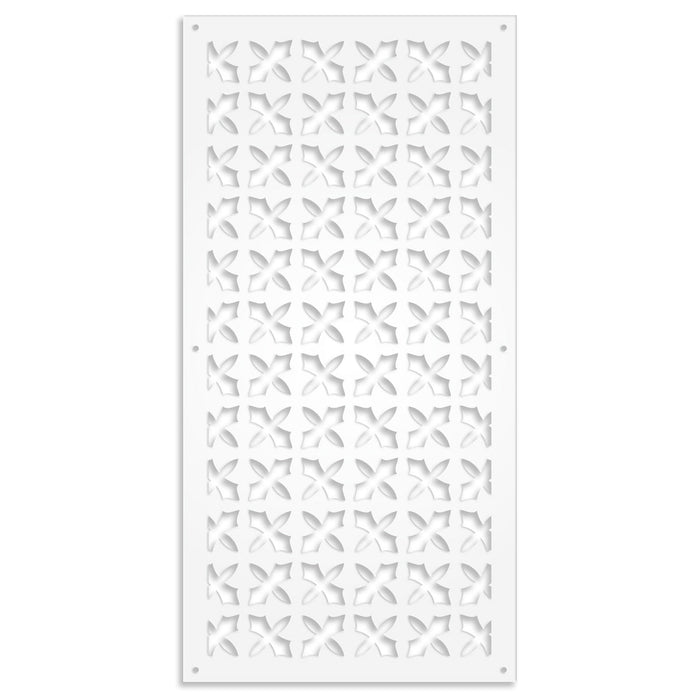 CRUSADES - Pannello in PVC traforato - Parasole Misura: 47x94 cm, Colore: bianco