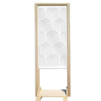 CUBIC - Separè¨ - Paravento modulabile - 70x190cm - in Legno e PVC Colore: bianco