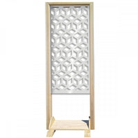 CUBO - Separè - Paravento modulabile - 70x190cm - in Legno e PVC Colore: bianco