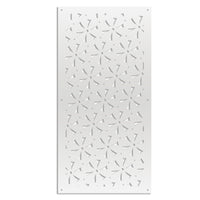 DAISY - Pannello in PVC traforato - Parasole Colore: bianco, Misura: 47x94 cm