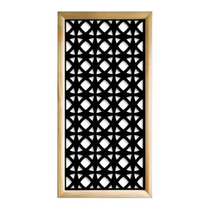 DARKSIDE - Moduli Decorativi in Legno e PVC Colore: nero, Misura: 47x94 cm