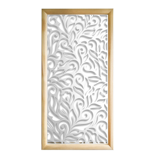 DECOR  - Moduli Decorativi in Legno e PVC Misura: 47x94 cm, Colore: bianco