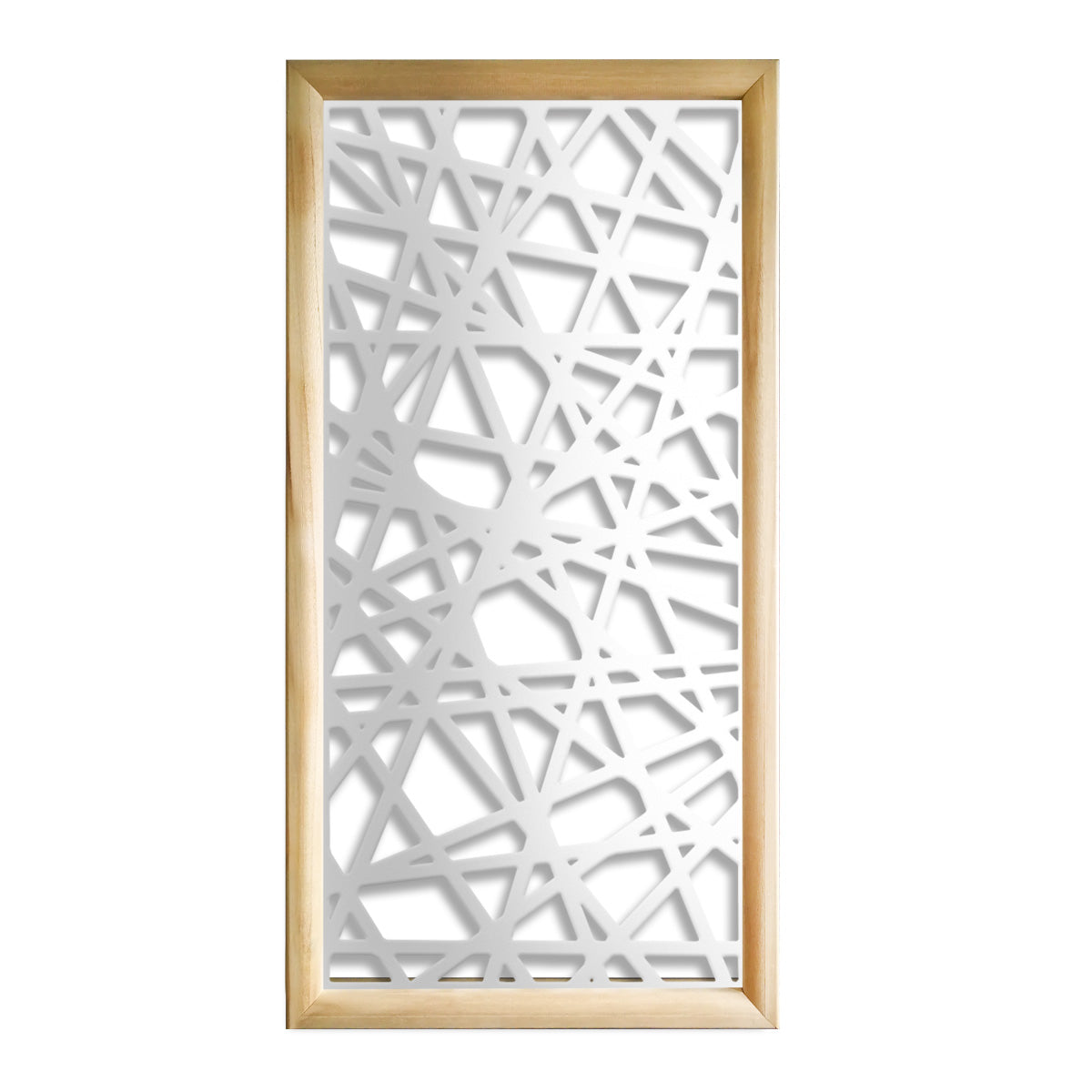 DIAGONAL SMALL  - Moduli Decorativi in Legno e PVC Colore: bianco, Misura: 47x94 cm