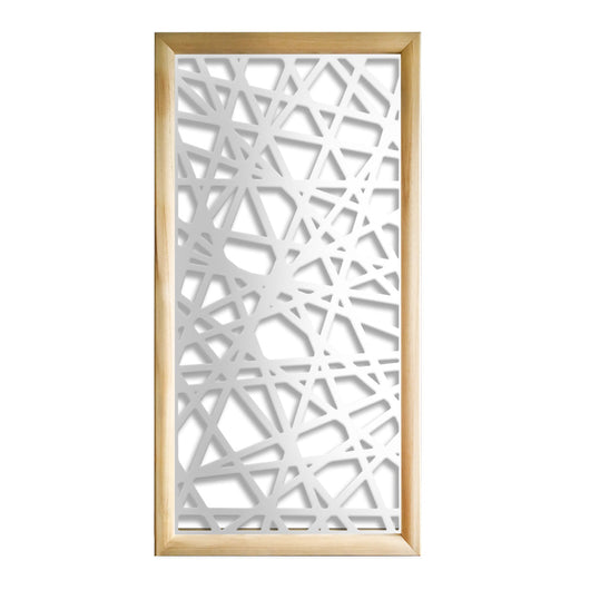 DIAGONAL SMALL  - Moduli Decorativi in Legno e PVC Colore: bianco, Misura: 47x94 cm