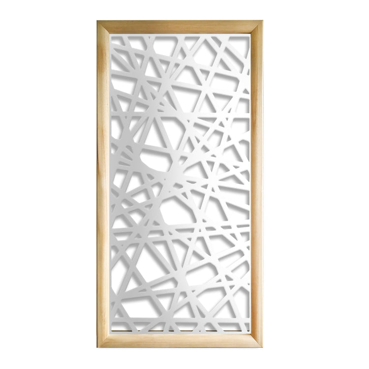 DIAGONAL SMALL  - Moduli Decorativi in Legno e PVC Colore: bianco, Misura: 47x94 cm