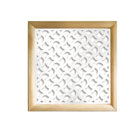 DROPS  - Moduli Decorativi in Legno e PVC Colore: bianco, Misura: 73x73 cm