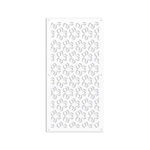 ELLISSE - Pannello in PVC traforato - Parasole Colore: bianco, Misura: 47x94 cm