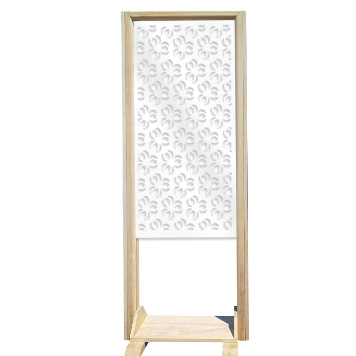 ELLISSE - Separè - Paravento modulabile - 70x190cm - in Legno e PVC Colore: bianco