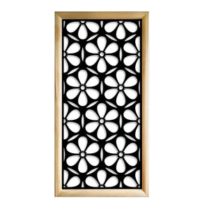 ESAPRIME  - Moduli Decorativi in Legno e PVC Colore: nero, Misura: 73x148 cm