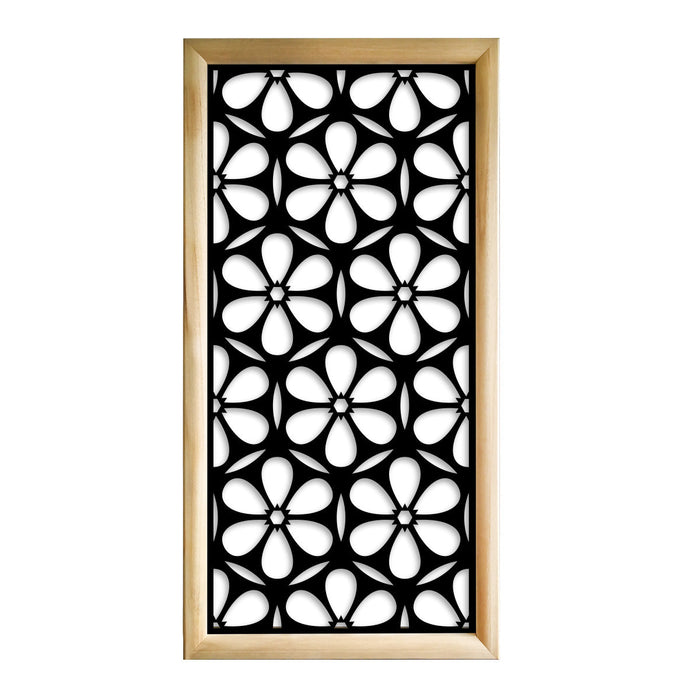 ESAPRIME  - Moduli Decorativi in Legno e PVC Colore: nero, Misura: 73x148 cm