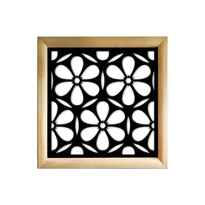 ESAPRIME  - Moduli Decorativi in Legno e PVC Colore: nero, Misura: 73x73 cm