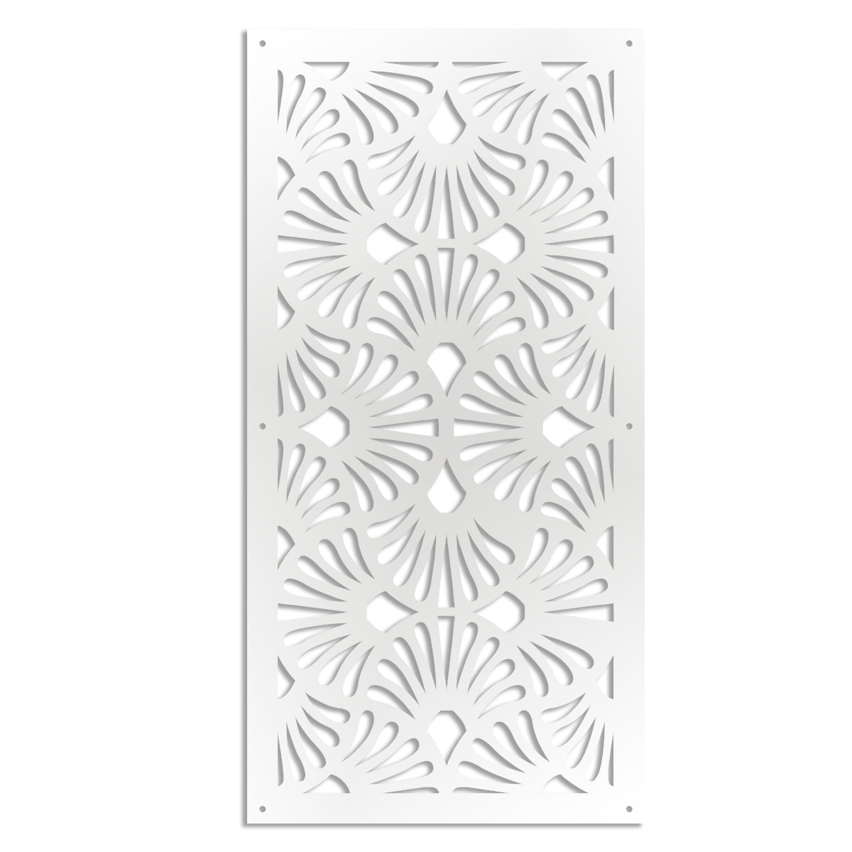 EVENTAILS - Pannello in PVC traforato - Parasole Misura: 73x148 cm, Colore: bianco