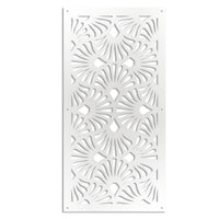 EVENTAILS - Pannello in PVC traforato - Parasole Misura: 73x148 cm, Colore: bianco