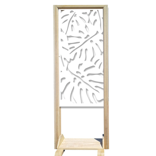 FILODENDRO - Separè  - Paravento modulabile - 70x190cm - in Legno e PVC Colore: bianco