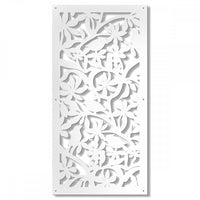 FIORI-UCCELLINI - Pannello Quadro PVC traforato - PARASOLE Colore: bianco, Misura: 73x148 cm