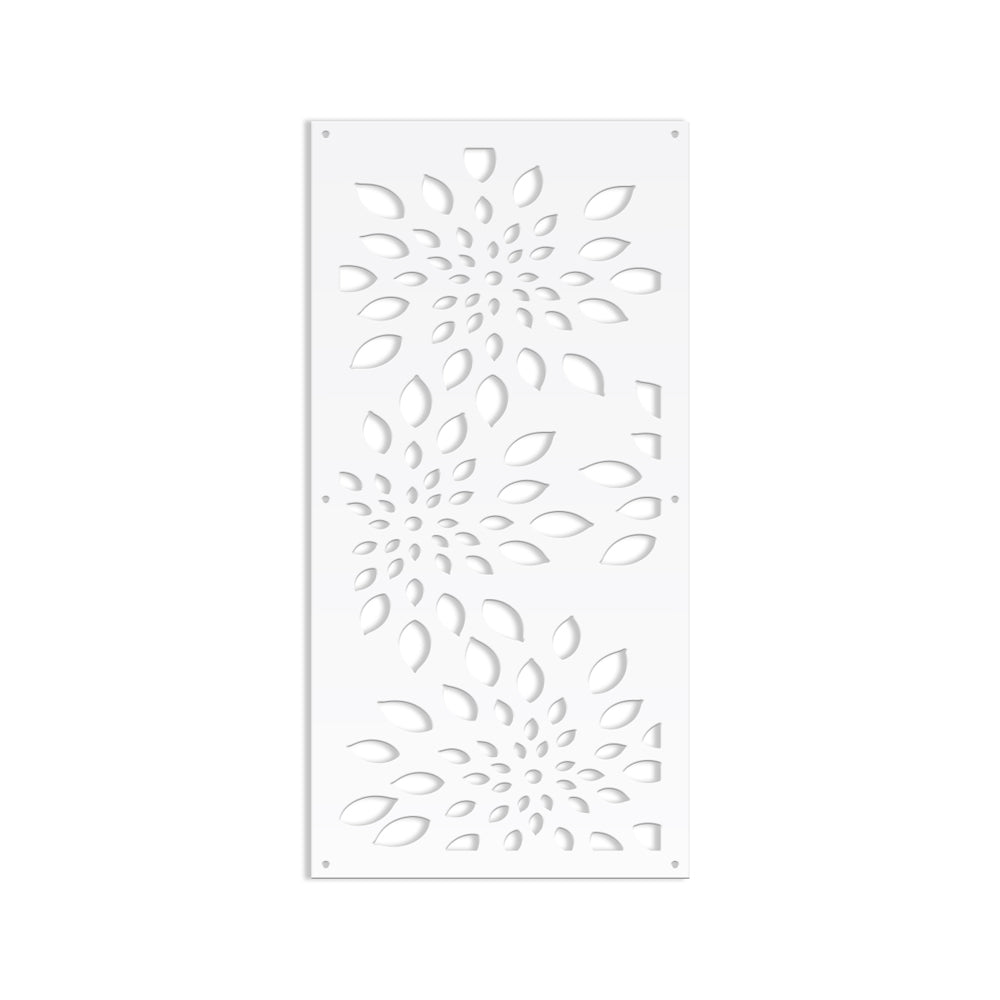 FIREWORKS - Pannello in PVC traforato - Parasole Colore: bianco, Misura: 73x148 cm