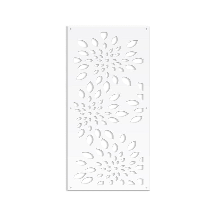 FIREWORKS - Pannello in PVC traforato - Parasole Colore: bianco, Misura: 73x148 cm