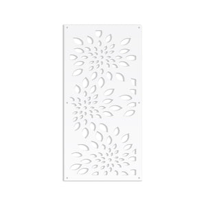 FIREWORKS - Pannello in PVC traforato - Parasole Colore: bianco, Misura: 47x94 cm