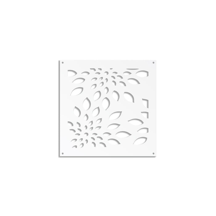 FIREWORKS - Pannello in PVC traforato - Parasole Misura: 73x73 cm, Colore: bianco