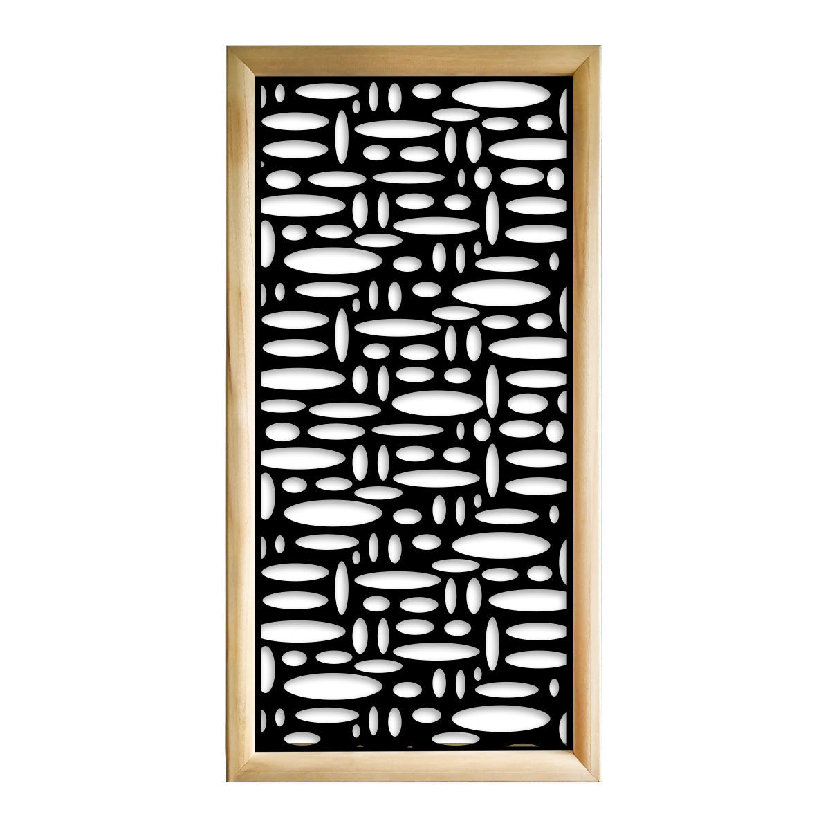 FLASHPOINT - Moduli Decorativi in Legno e PVC Misura: 73x148 cm, Colore: nero