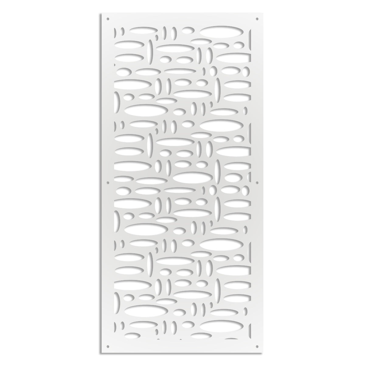 FLASHPOINT - Pannello in PVC traforato - Parasole Misura: 47x94 cm, Colore: bianco