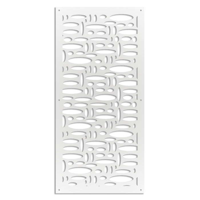 FLASHPOINT - Pannello in PVC traforato - Parasole Misura: 47x94 cm, Colore: bianco