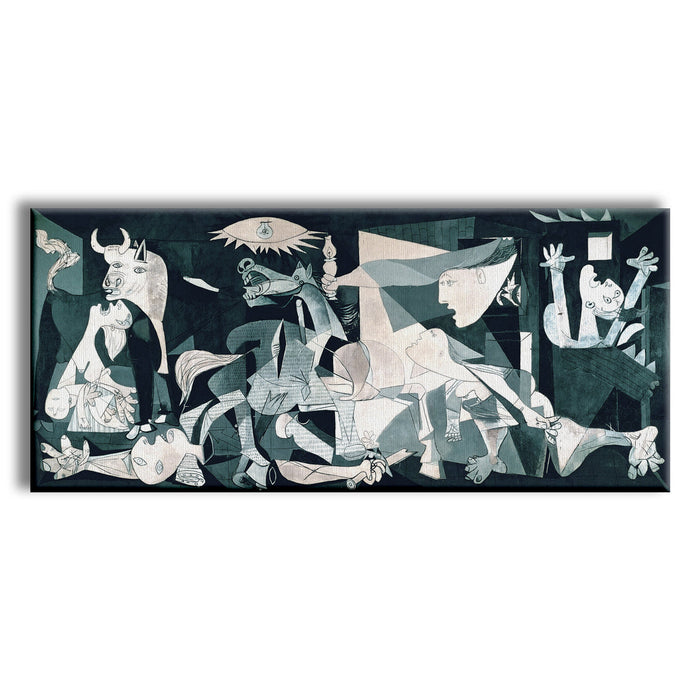 Guernica -  Quadro Canvas Contemporaneo su telaio in legno Misura: 135x60 cm