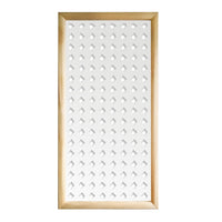 HALLOWEEN - Moduli Decorativi in Legno e PVC Misura: 73x148 cm, Colore: bianco