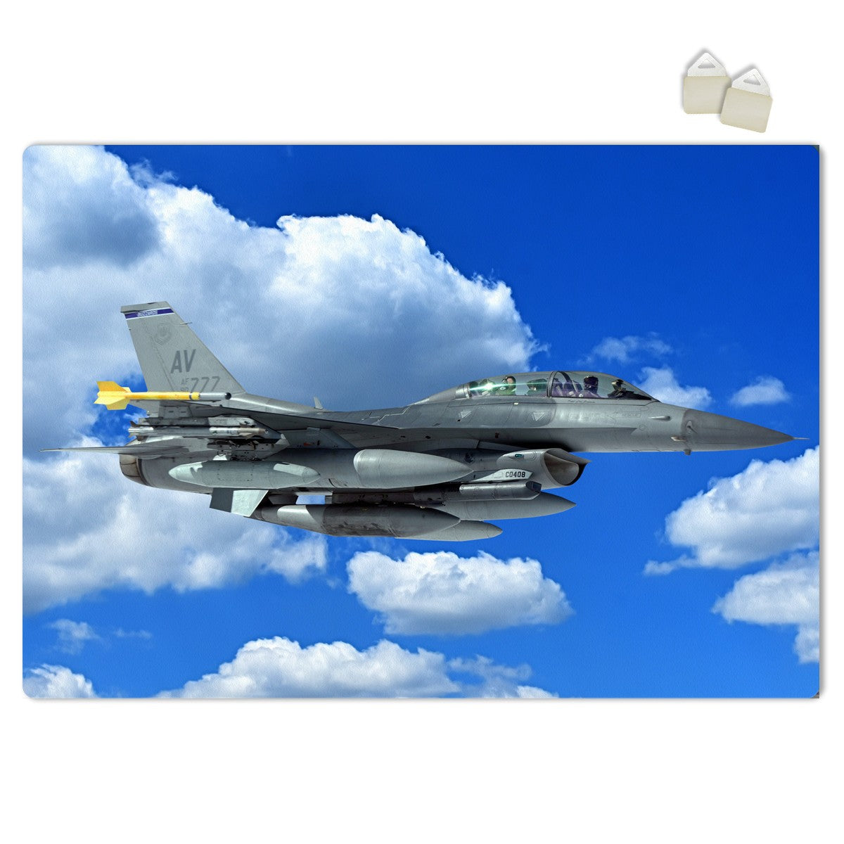 JET F16 - POSTER in PVC da 3mm Misura: 70x100 cm