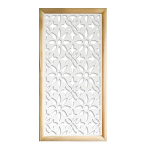 LANCERS - Moduli Decorativi in Legno e PVC Colore: bianco, Misura: 47x94 cm