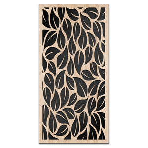 LEAVES - Quadro arredo LASERCUT composito Legno e PVC Misura: 50x100 cm