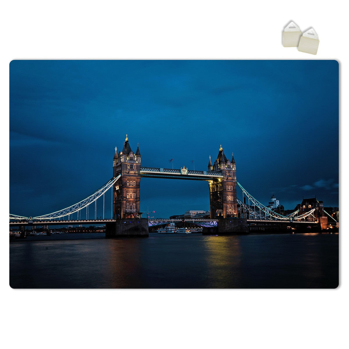 LONDON BRIDGE - POSTER in PVC da 3mm Misura: 70x100 cm