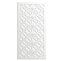 LOVE ME - Pannello in PVC traforato - Parasole Misura: 73x148 cm, Colore: bianco