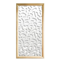 MACCHIE - Moduli Decorativi in Legno e PVC Colore: bianco, Misura: 73x148 cm