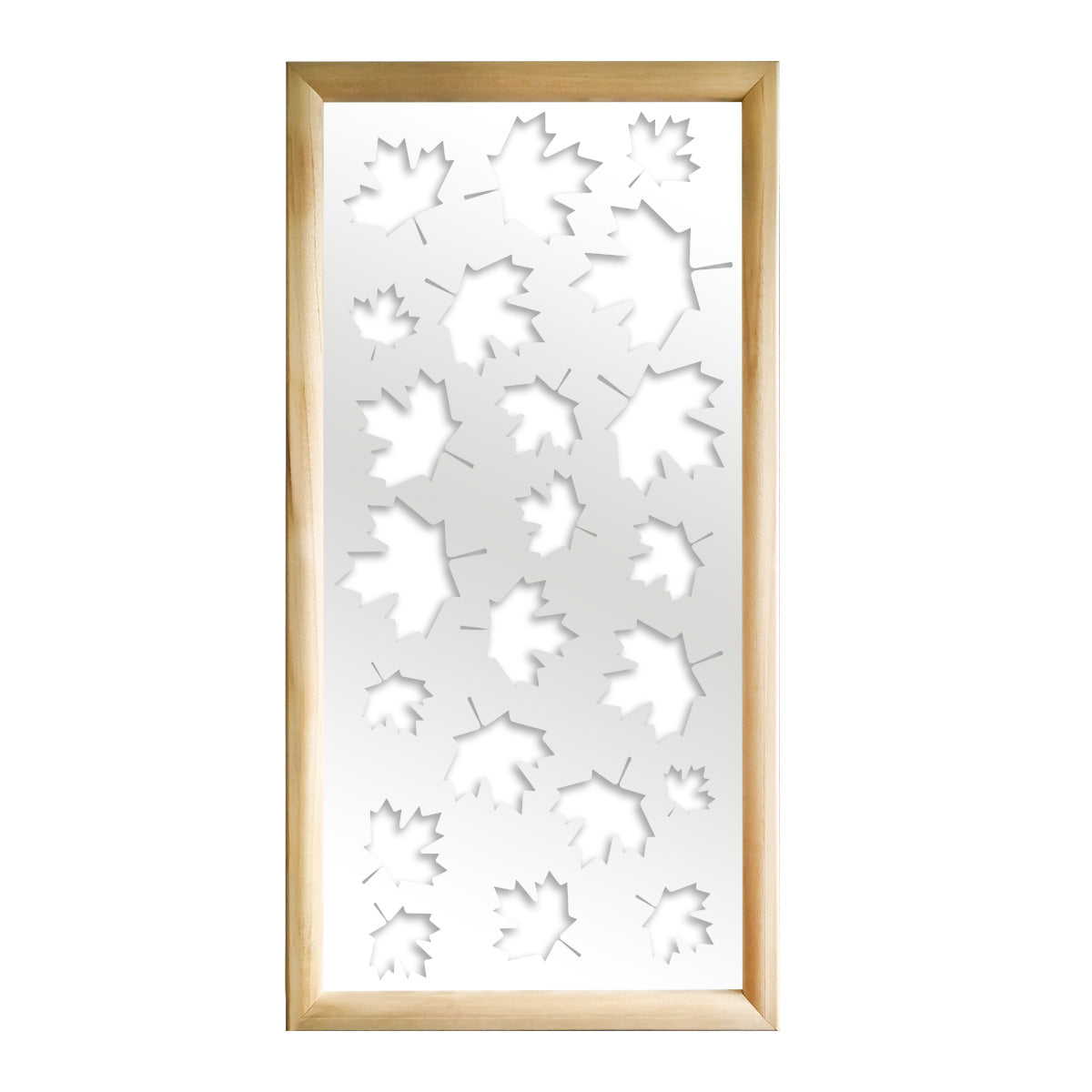 MAPLE  - Moduli Decorativi in Legno e PVC Colore: bianco, Misura: 73x148 cm