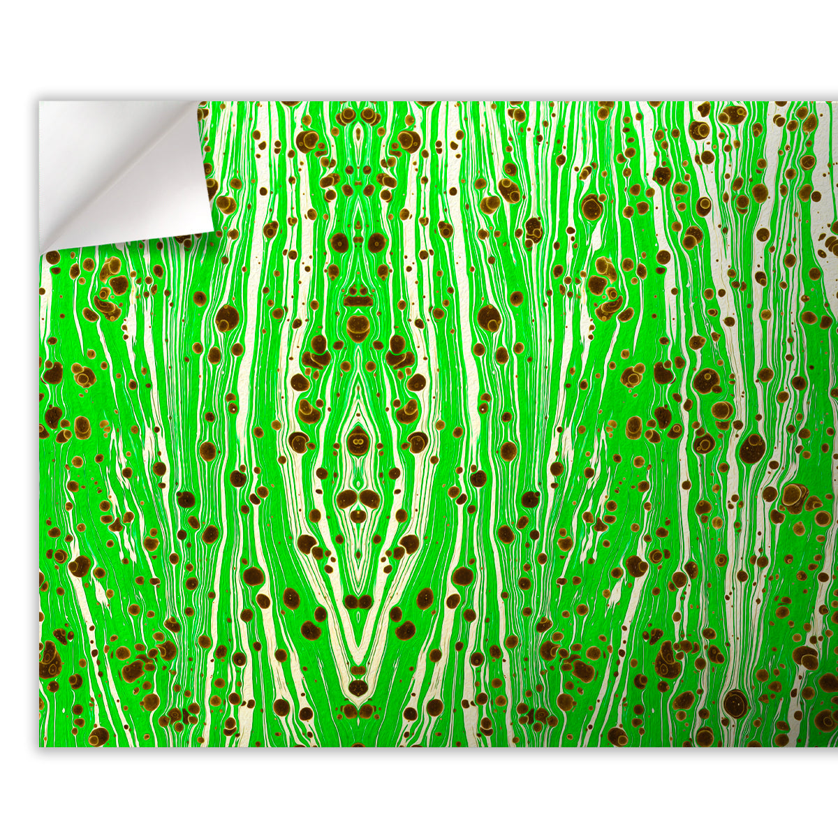 MARBLED PAPER - GREEN - Pellicola adesiva in PVC finitura opaca Misura: 100x300 cm