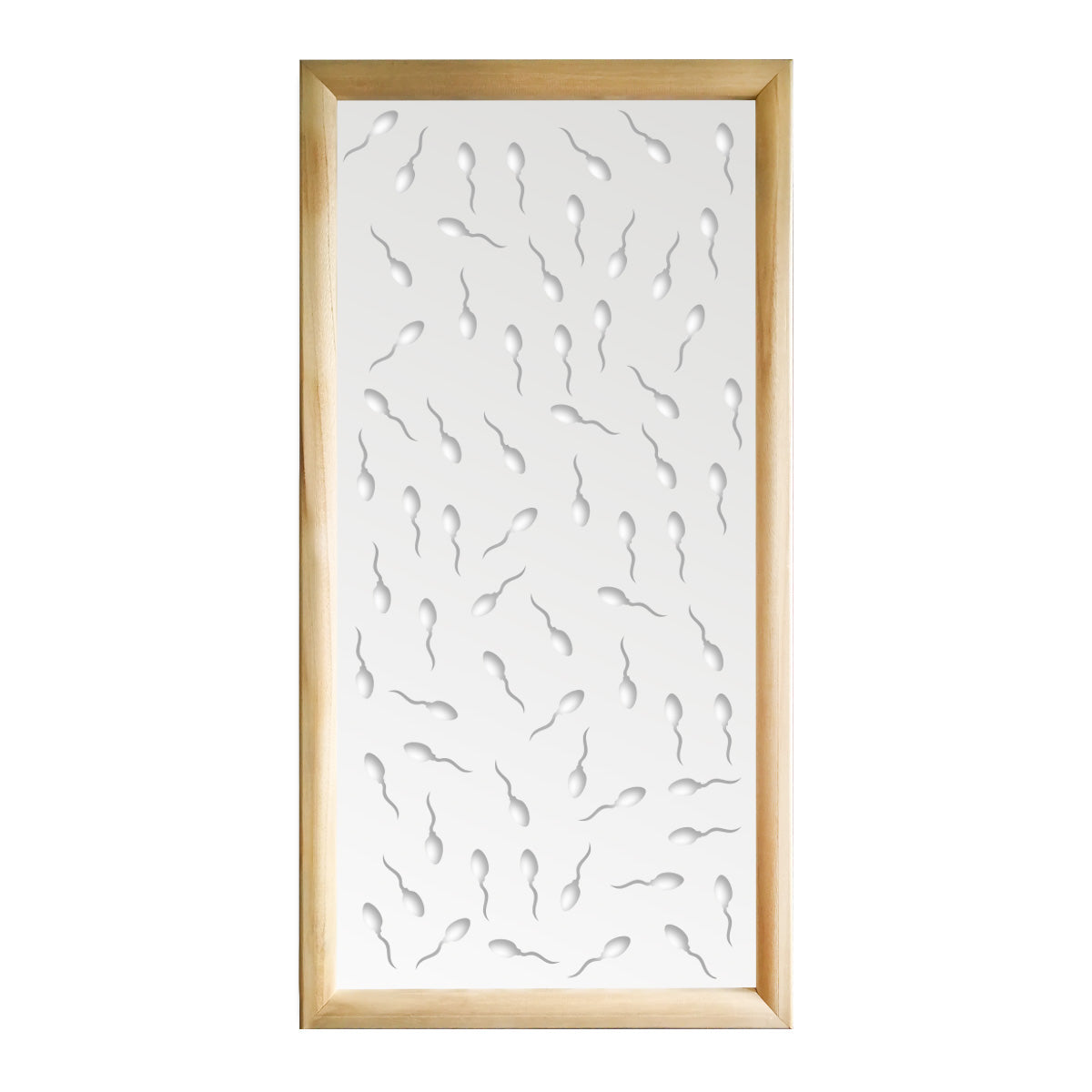 MAYBE LIFE - Moduli Decorativi in Legno e PVC Colore: bianco, Misura: 73x148 cm