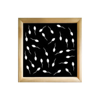 MAYBE LIFE - Moduli Decorativi in Legno e PVC Colore: nero, Misura: 98x98 cm