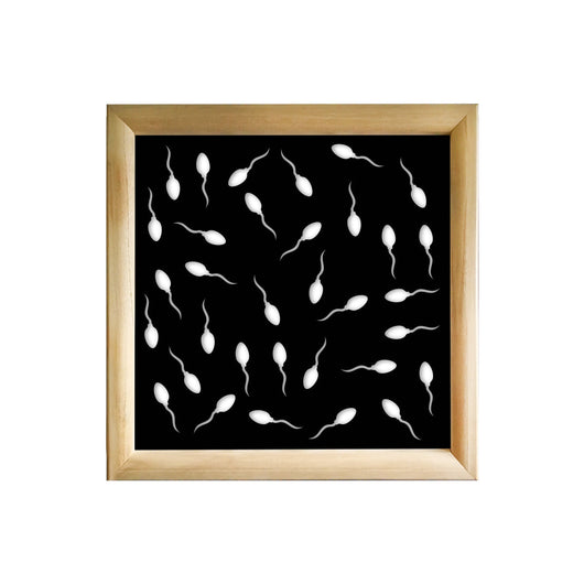 MAYBE LIFE - Moduli Decorativi in Legno e PVC Colore: nero, Misura: 98x98 cm