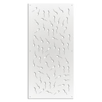 MAYBE LIFE - Pannello in PVC traforato - Parasole Colore: bianco, Misura: 73x148 cm