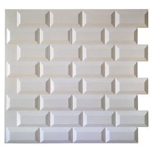 MILK - Pannello per parete in PVC a rilievo 3D - 595mmX560mm