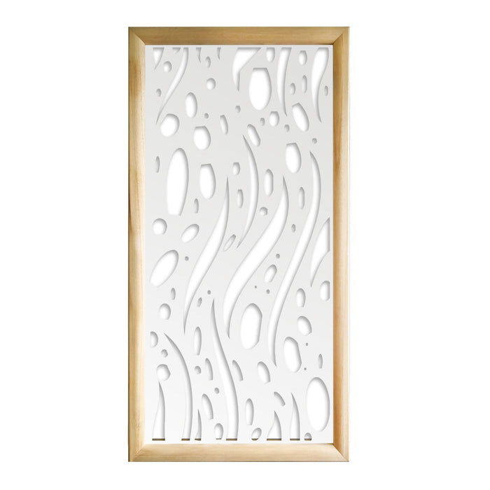 MISTRAL - Moduli Decorativi in Legno e PVC Colore: bianco, Misura: 47x94 cm