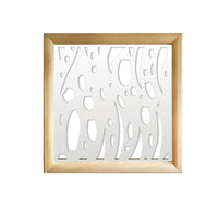 MISTRAL - Moduli Decorativi in Legno e PVC Misura: 98x98 cm, Colore: bianco