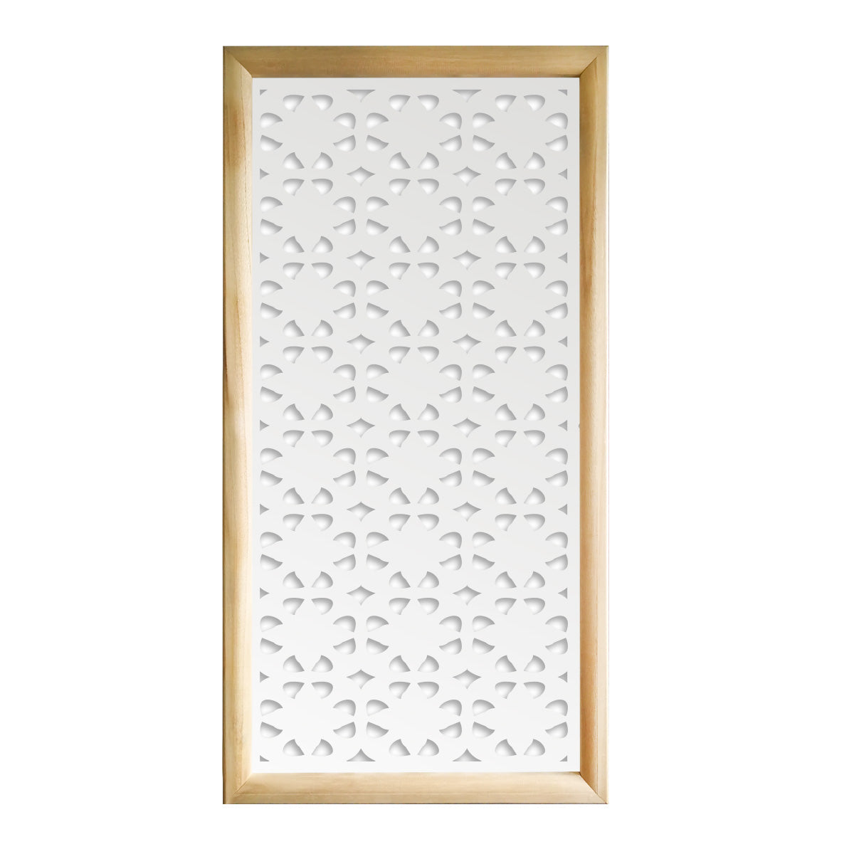 PINCERS - Moduli Decorativi in Legno e PVC Colore: bianco, Misura: 47x94 cm