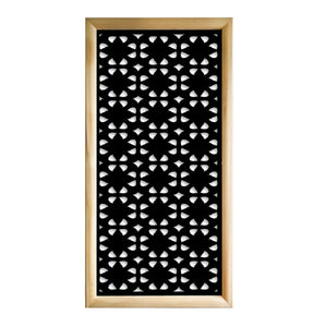 PINCERS - Moduli Decorativi in Legno e PVC Colore: nero, Misura: 73x148 cm